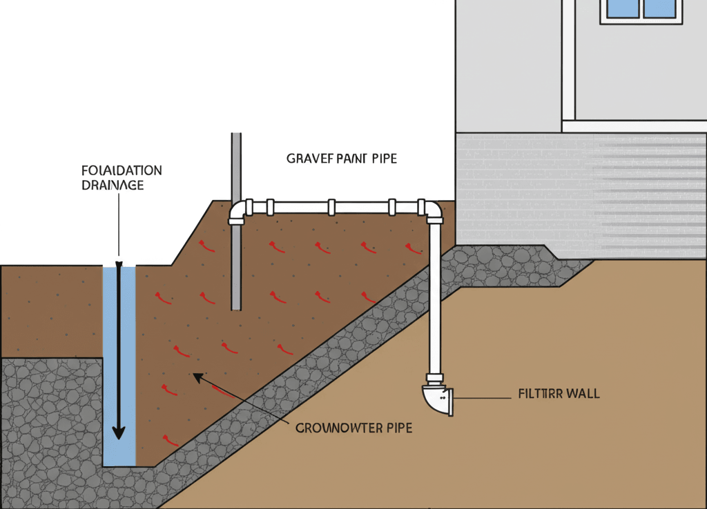 Roberts Construction Company stormwater basin retrofit on Route 12 in Lisbon CT