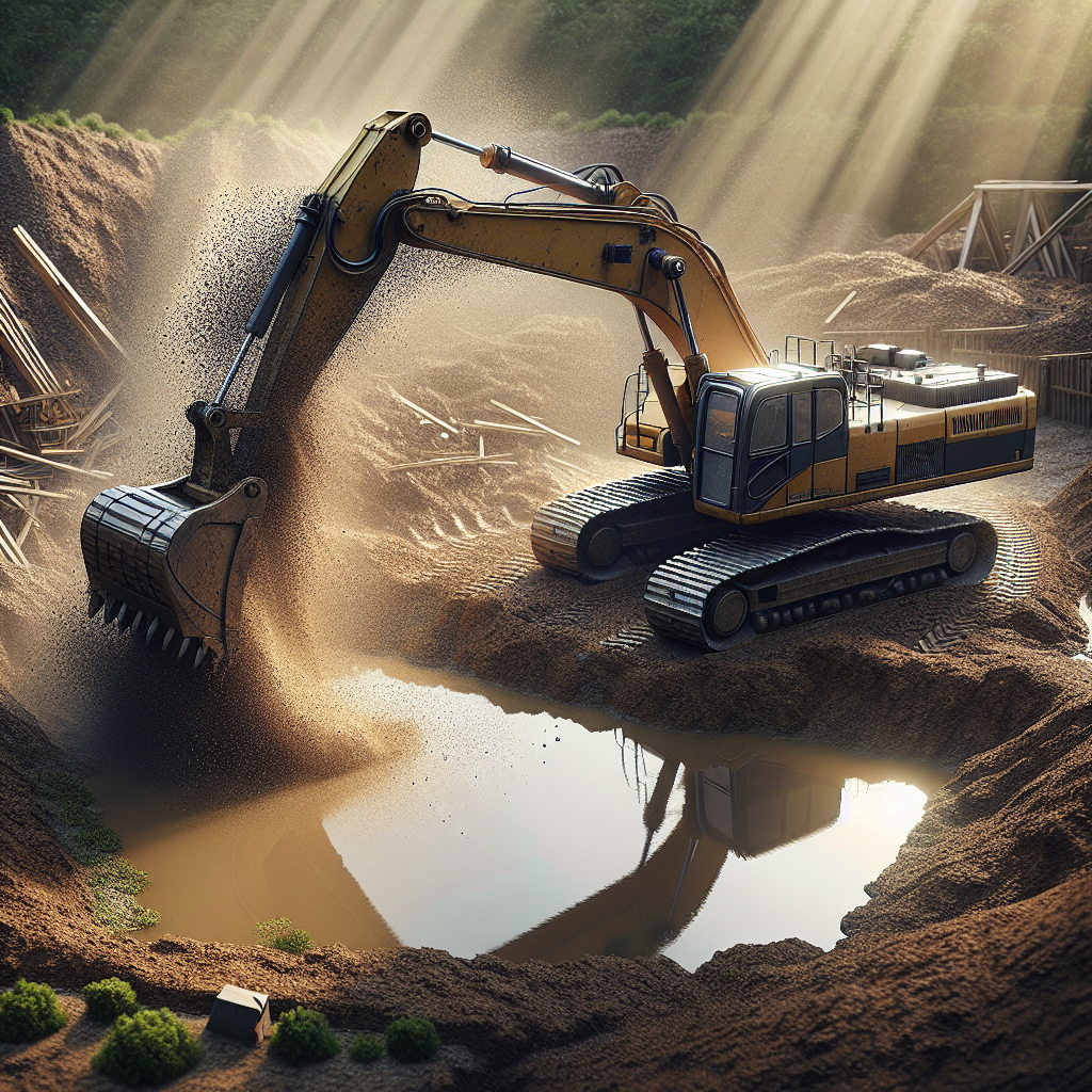 Pond Excavation in Sterling CT