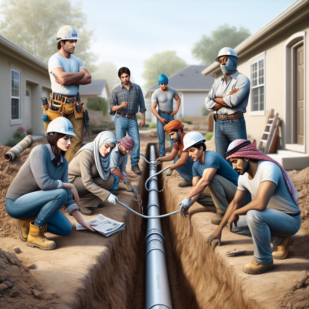 Water Line Installation in Sterling CT